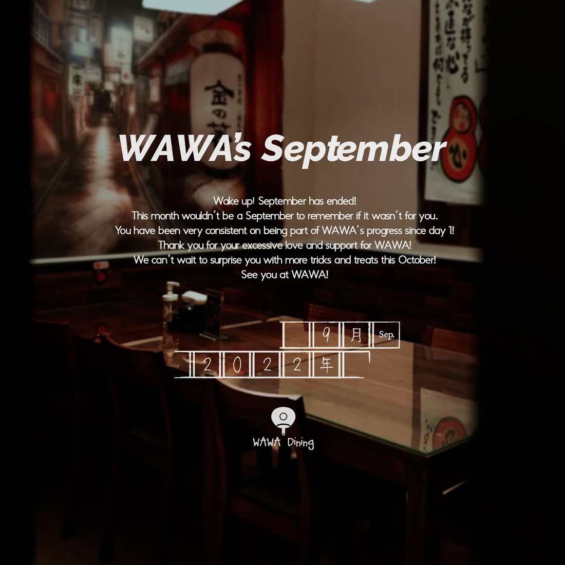 2022 WAWA's September